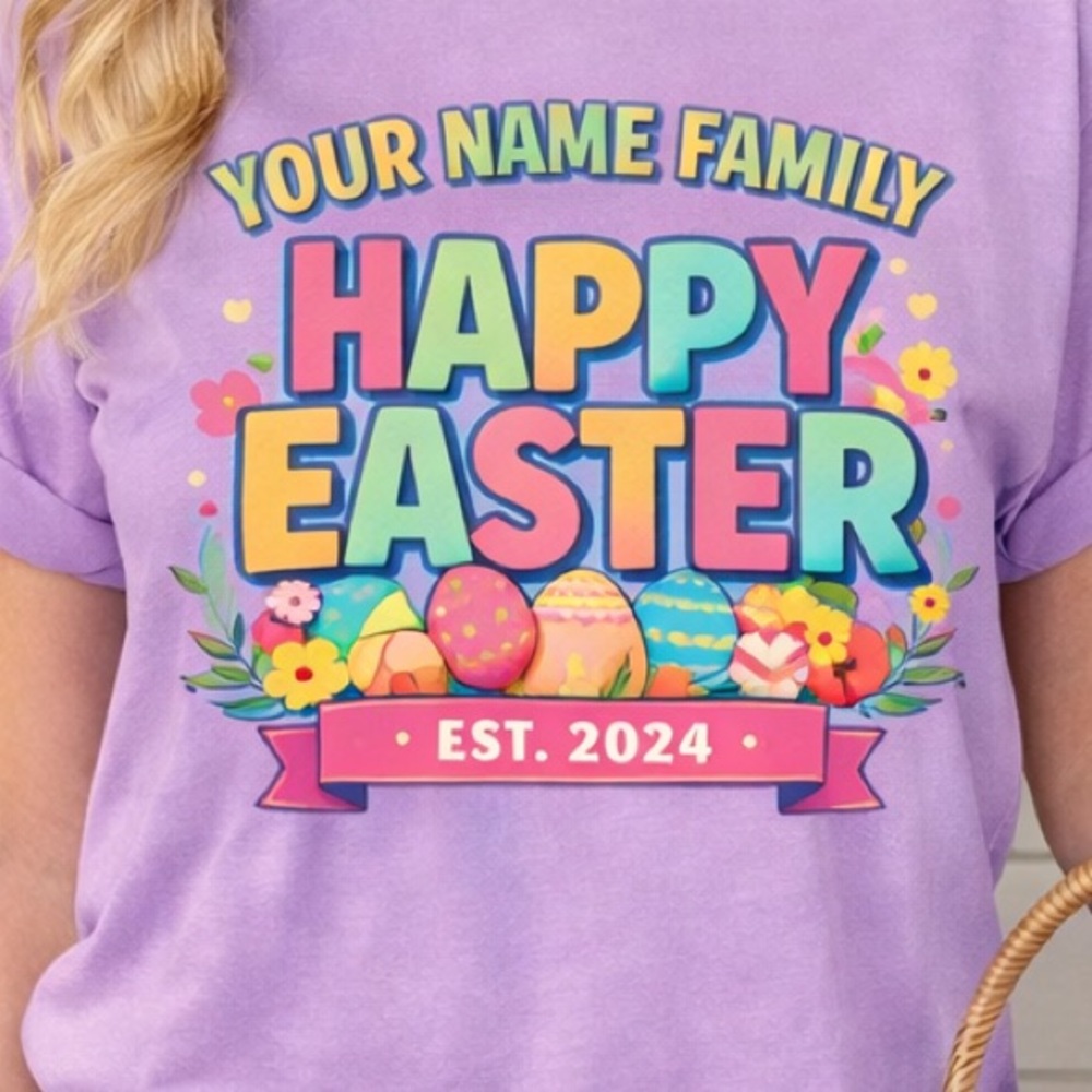 Custom Easter Family T-Shirt